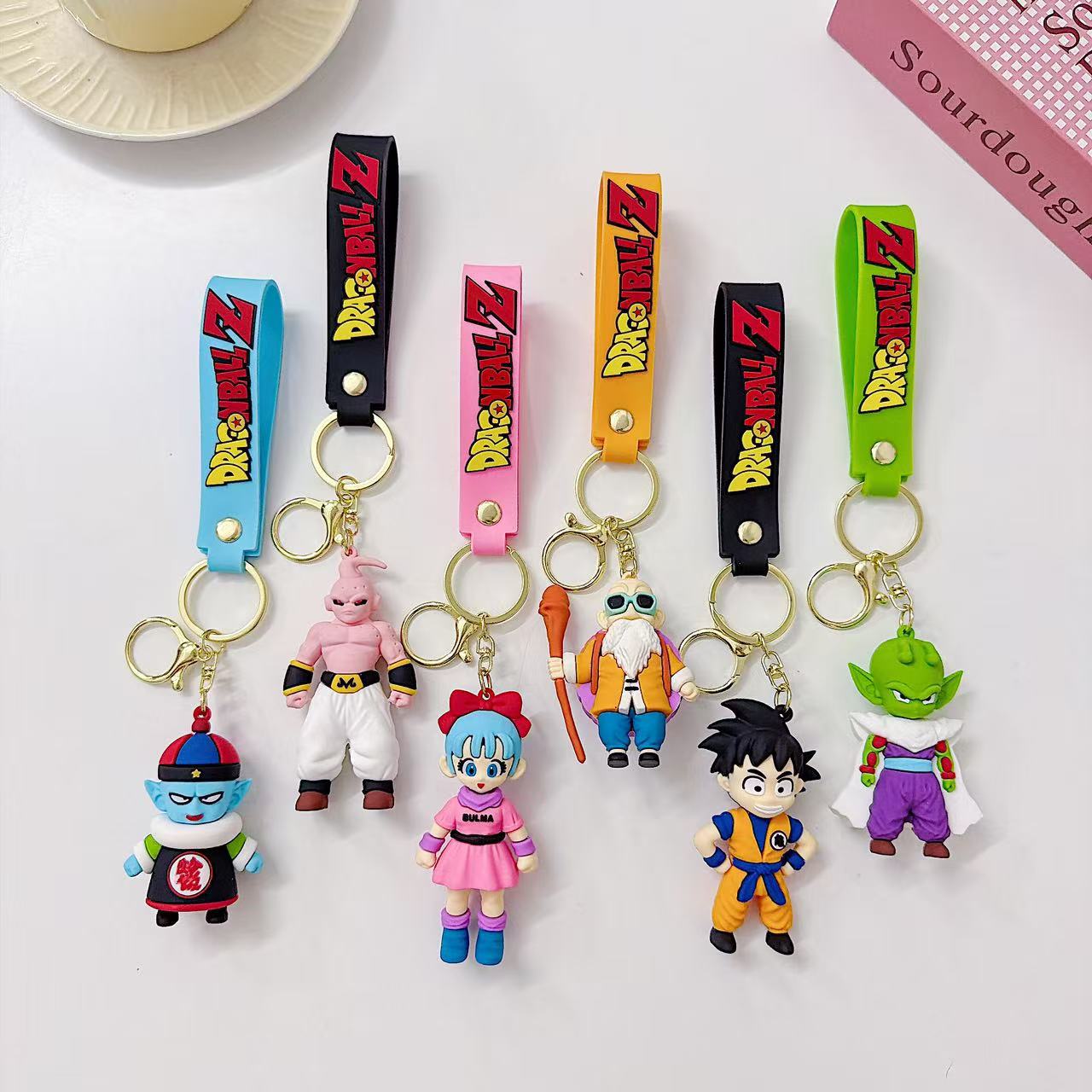 Carabiner Keychain - 1/6pcs Dragon Ball Anime Keychain Cartoon