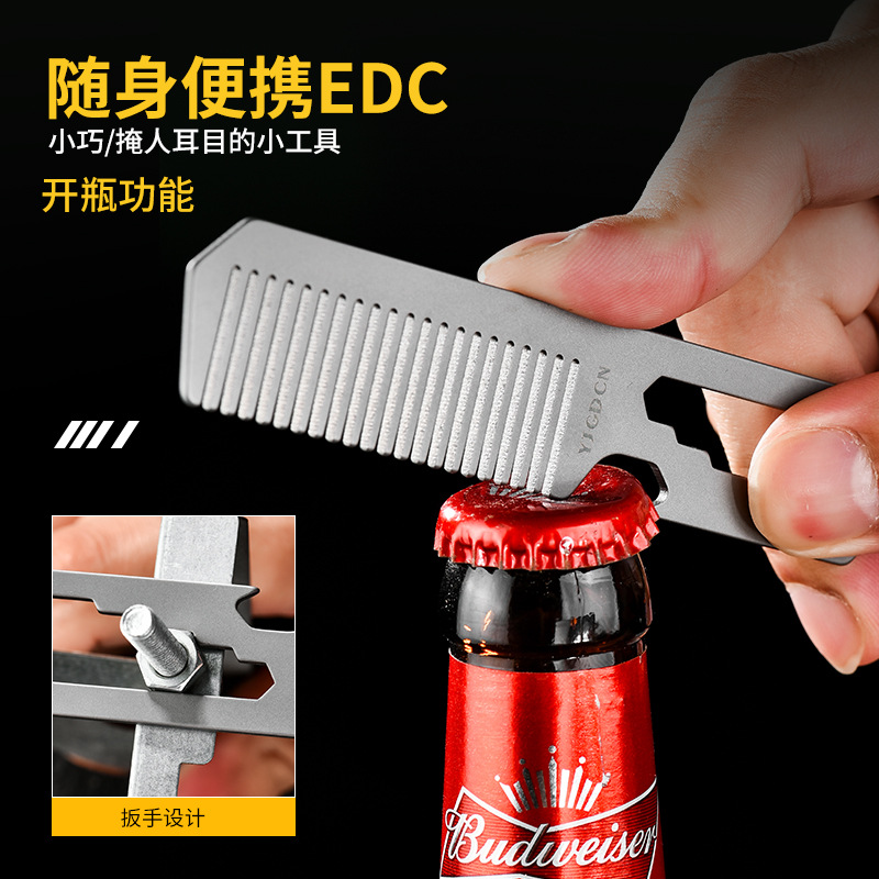 TC4 Titanium Alloy Comb, Bottl - đánh giá và giá Comb Pocket Titanium