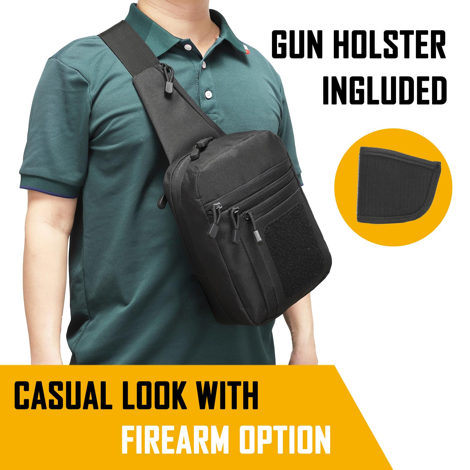 Concealed Carry Crossbody Bag  - đánh giá và giá Edc Carry Handgun