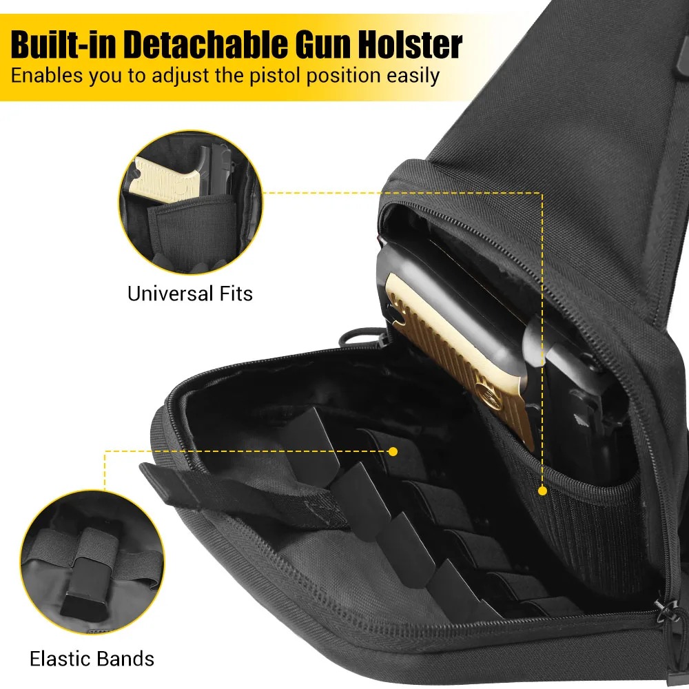 Concealed Carry Chest Gun Bag  - đánh giá và giá Edc Carry Pistols