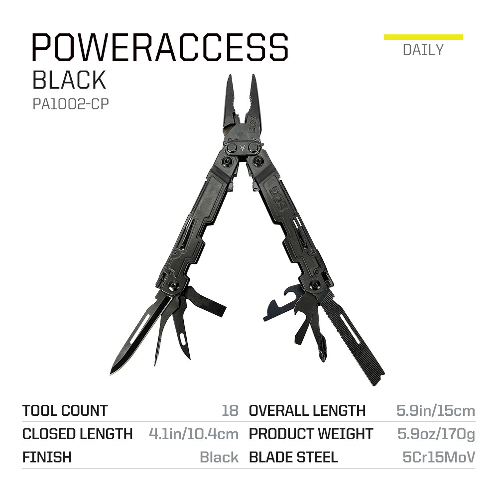 SOG 18 in 1 PowerAccess Compac - đánh giá và giá Edc Carry Pliers