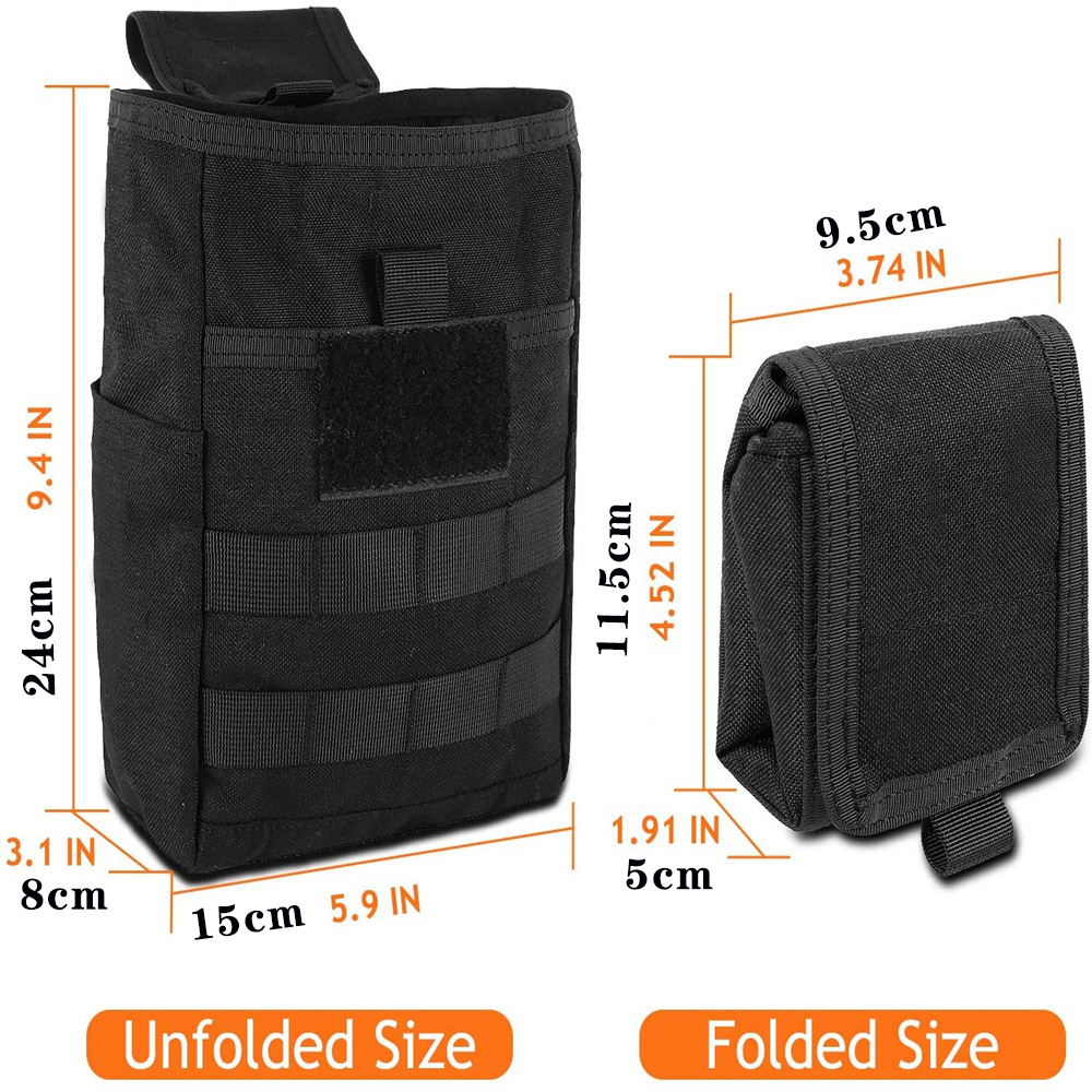 Foldable Molle Dump Drop Pouch - đánh giá và giá Edc Carry Box