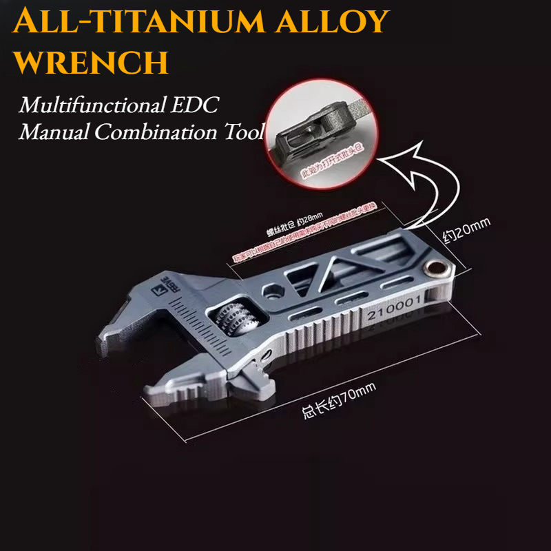 TC4 All-titanium Alloy Wrench  - đánh giá và giá Edc Carry Pliers