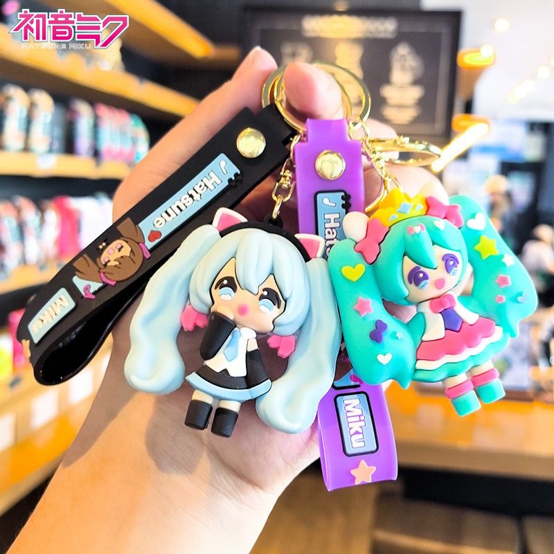 Hatsune Miku Keychain Cartoon  - đánh giá và giá Carabiner Keychain