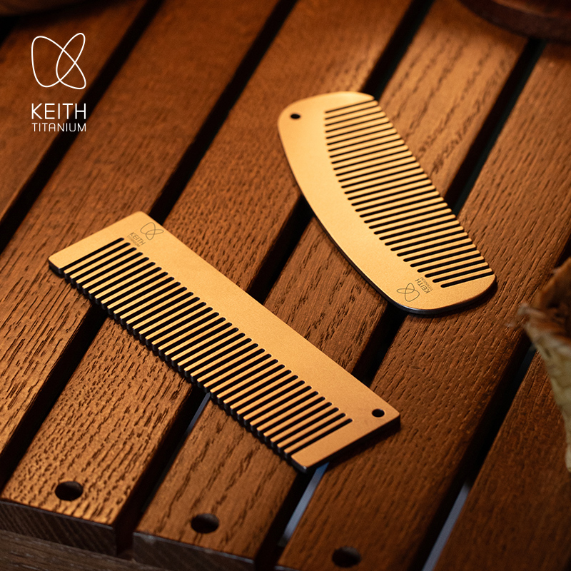 KEITH Lược Tóc Titanium cho Tó - đánh giá và giá Comb Pocket Titanium