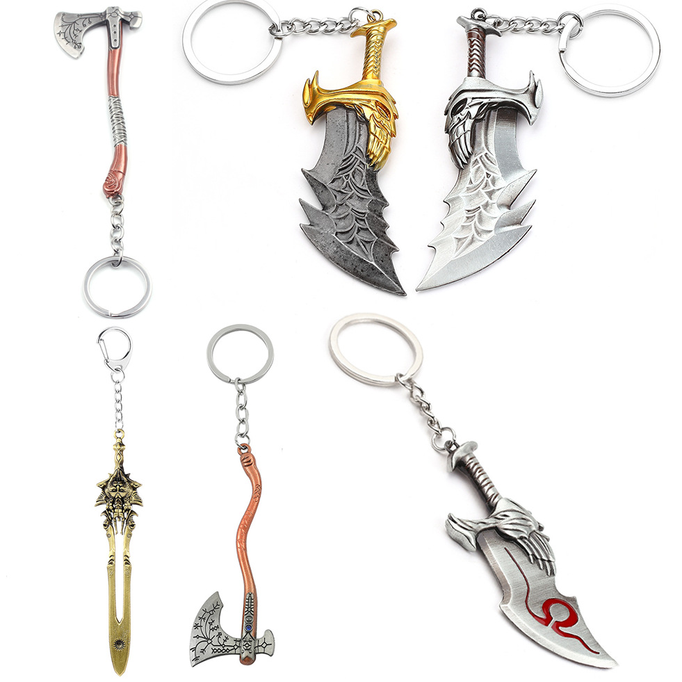 God of War 4 Kratos Sword Keyc - đánh giá và giá Carabiner Keychain