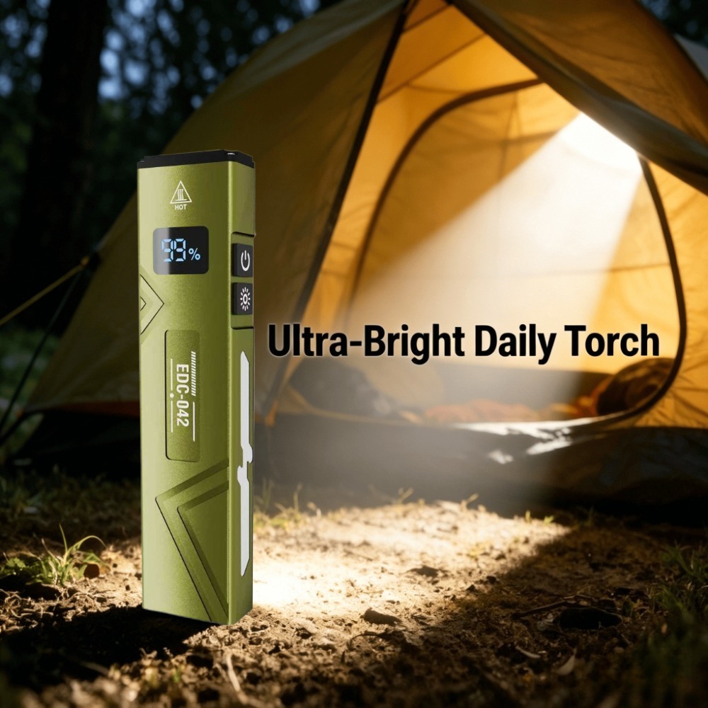 EDC Flashlight Rechargeable UV - đánh giá và giá Edc Carry Clip