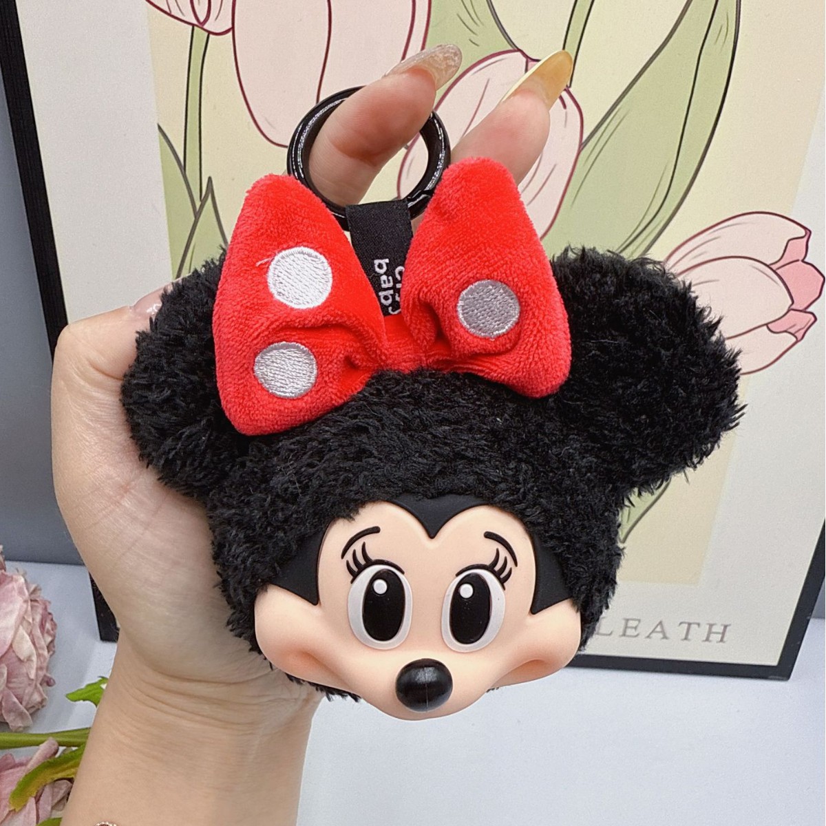 Mickey Minnie Plush Doll Keych - đánh giá và giá Carabiner Keychain