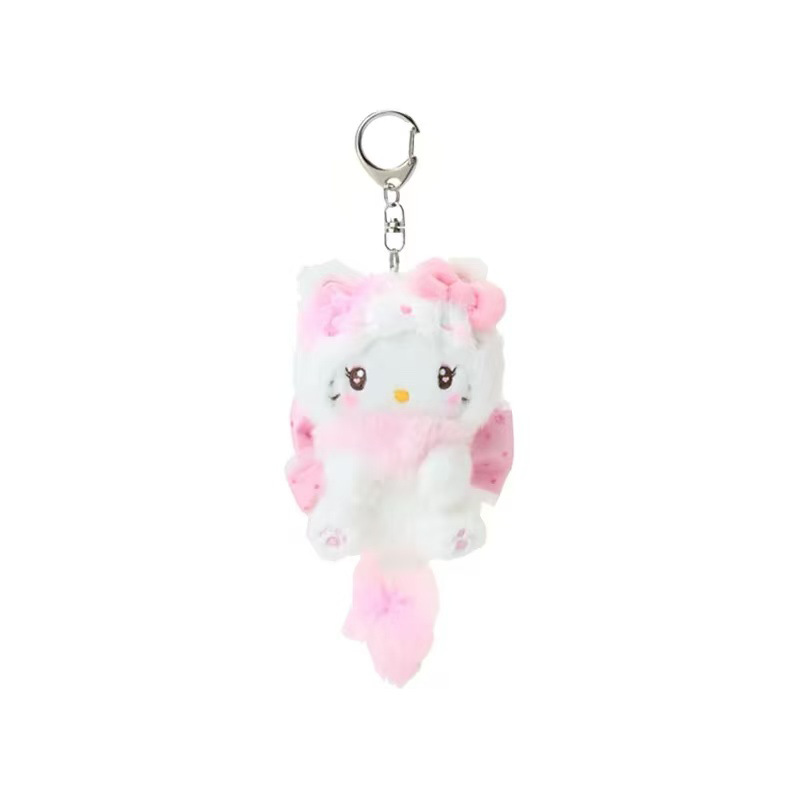 Hello Kitty Cream Cat Bowknot  - đánh giá và giá Carabiner Keychain