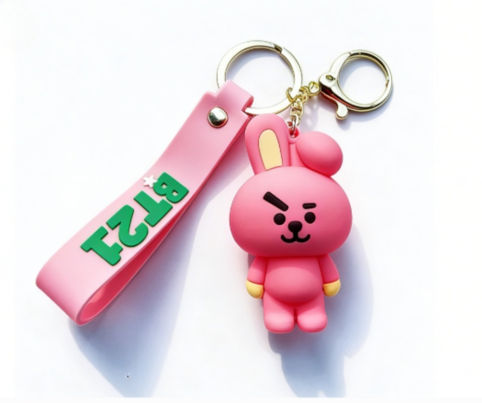 New BT21 Koya RJ Shooky Cooky  - đánh giá và giá Carabiner Keychain