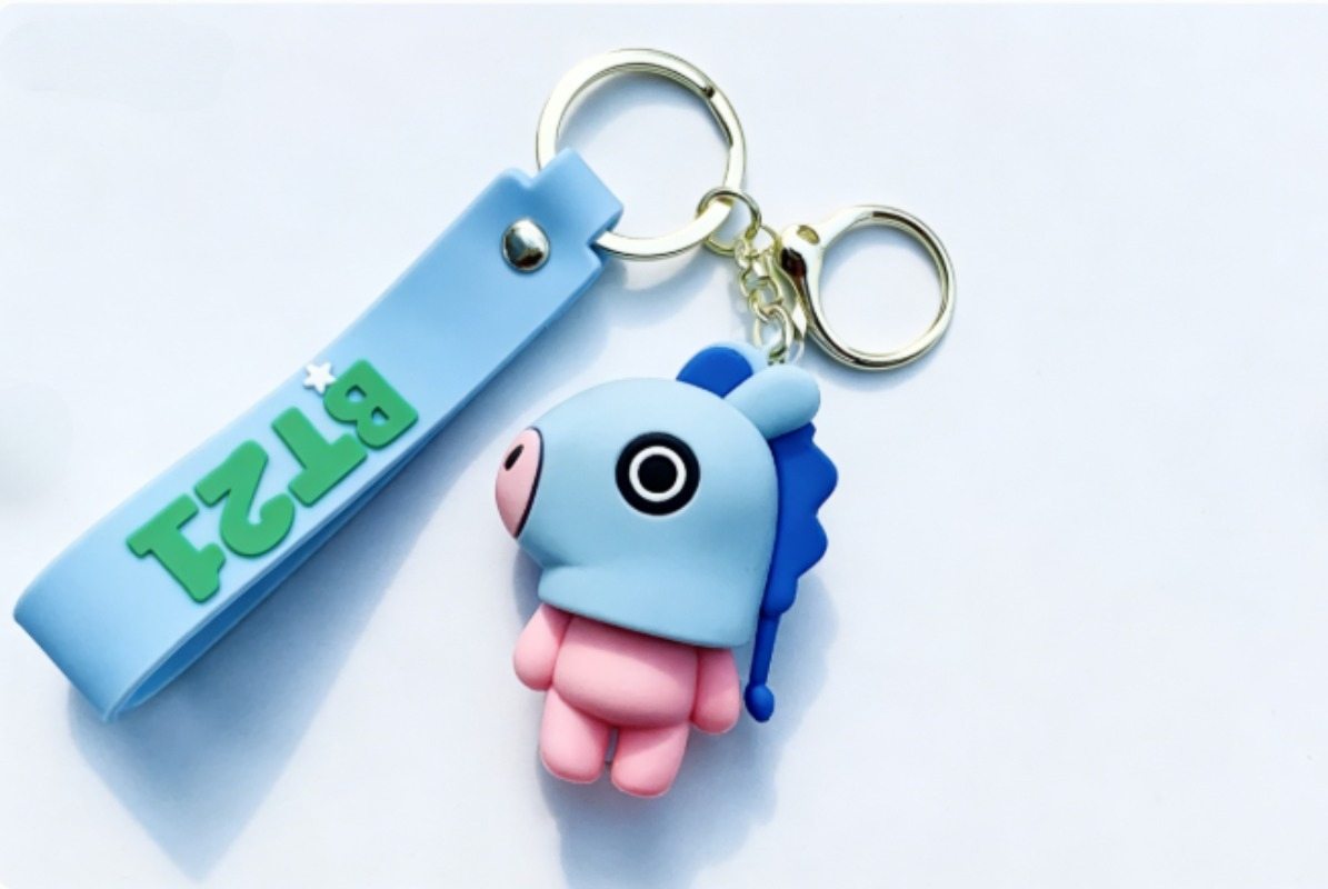 New BT21 Koya RJ Shooky Cooky  - đánh giá và giá Carabiner Keychain