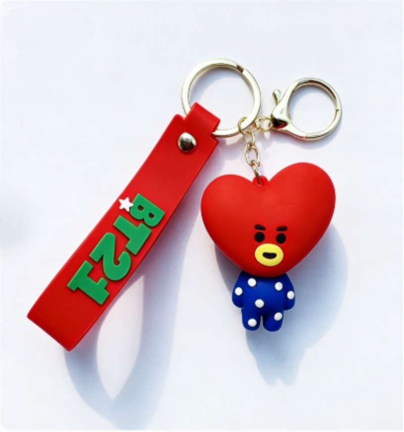 New BT21 Koya RJ Shooky Cooky  - đánh giá và giá Carabiner Keychain