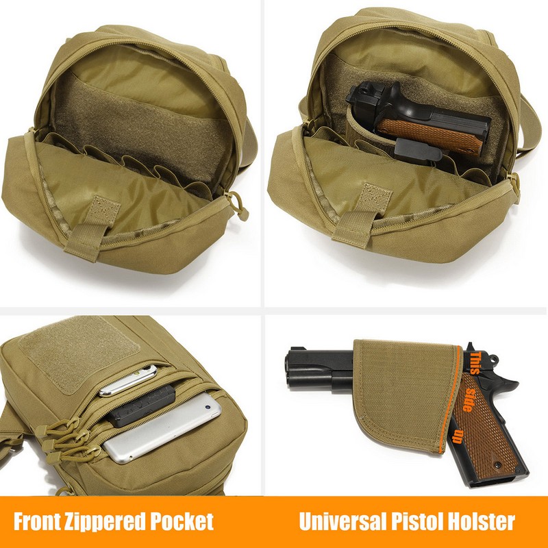New Tactical Chest Bag Pistol  - đánh giá và giá Edc Carry Pistols