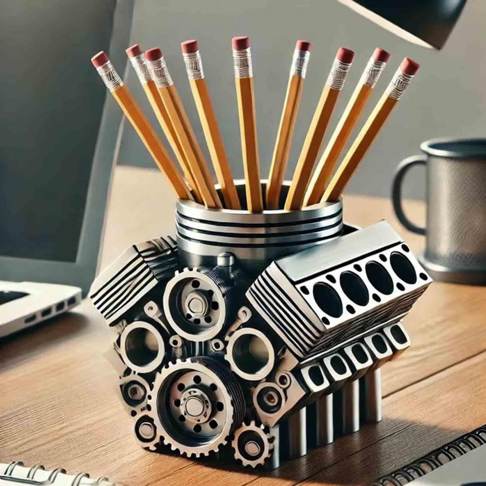 Pen Holder Resin V8 Car Engine - đánh giá và giá Edc Carry Pen