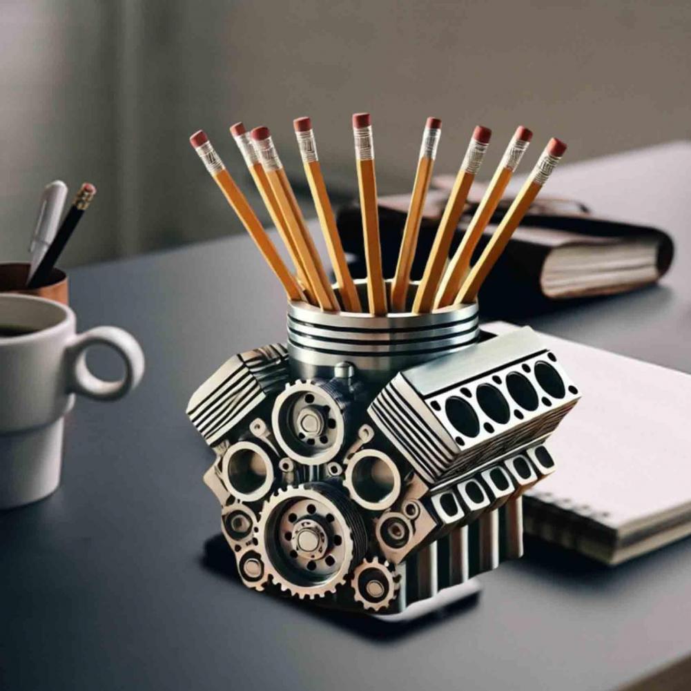 Pen Holder Resin V8 Car Engine - đánh giá và giá Edc Carry Pen