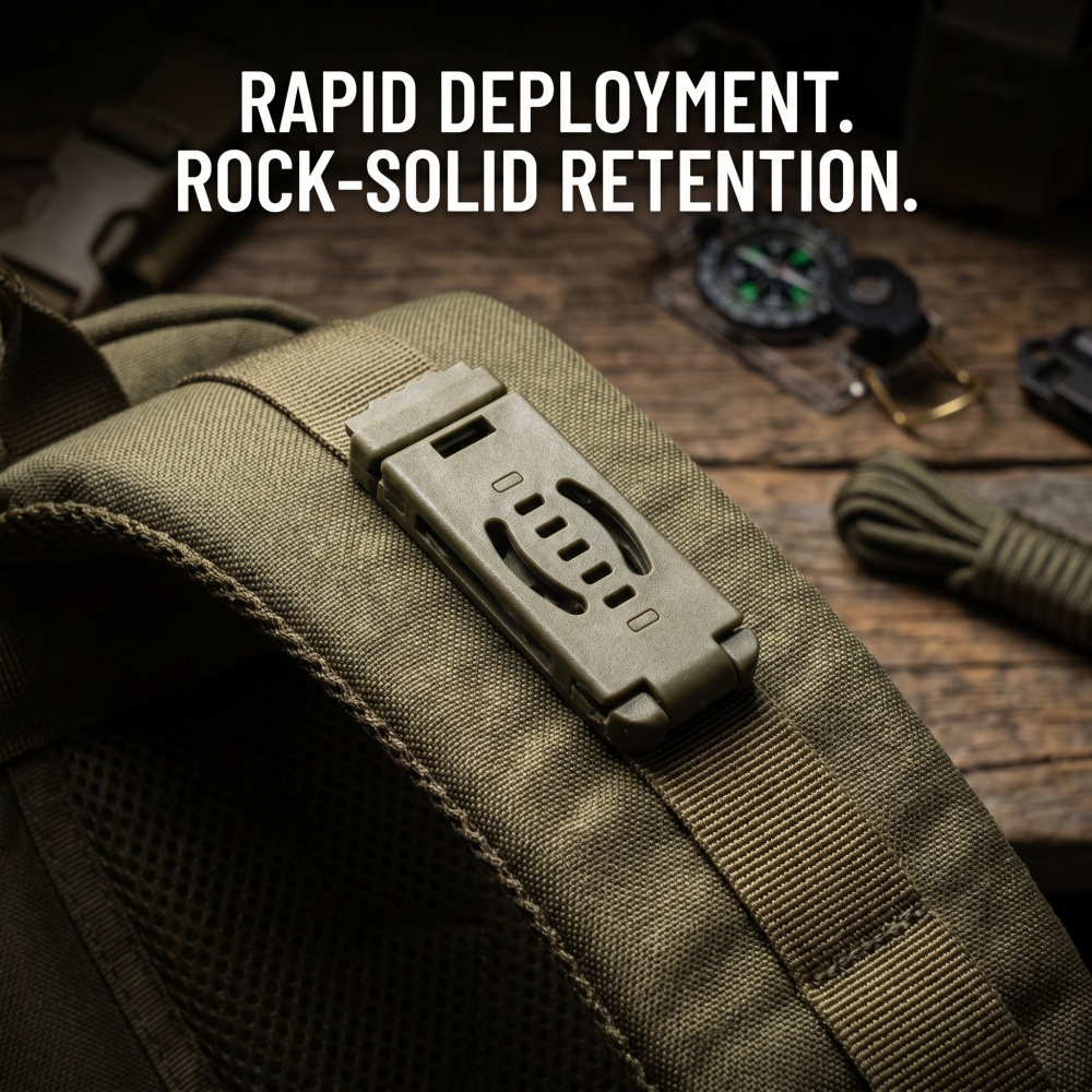 DIY Kydex Holster MOLLE Back C - đánh giá và giá Edc Carry Clip