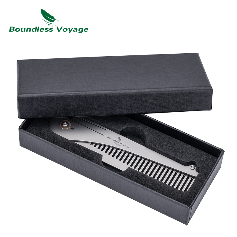 Boundless Voyage Titanium Fold - đánh giá và giá Comb Pocket Titanium