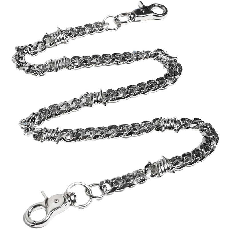 Biker Wallet Chain for Men Boy - đánh giá và giá Wallet Slim Titanium