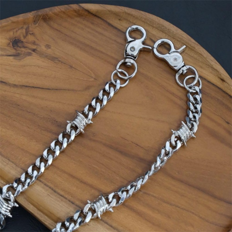 Biker Wallet Chain for Men Boy - đánh giá và giá Wallet Slim Titanium