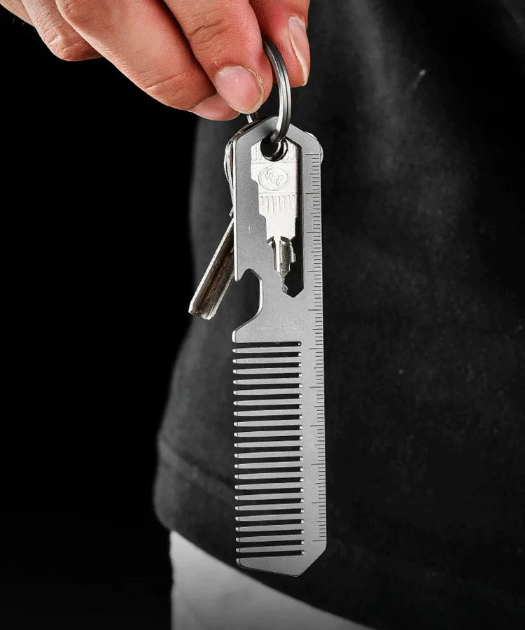 FEGVE Titanium Anti Static Com - đánh giá và giá Comb Pocket Titanium