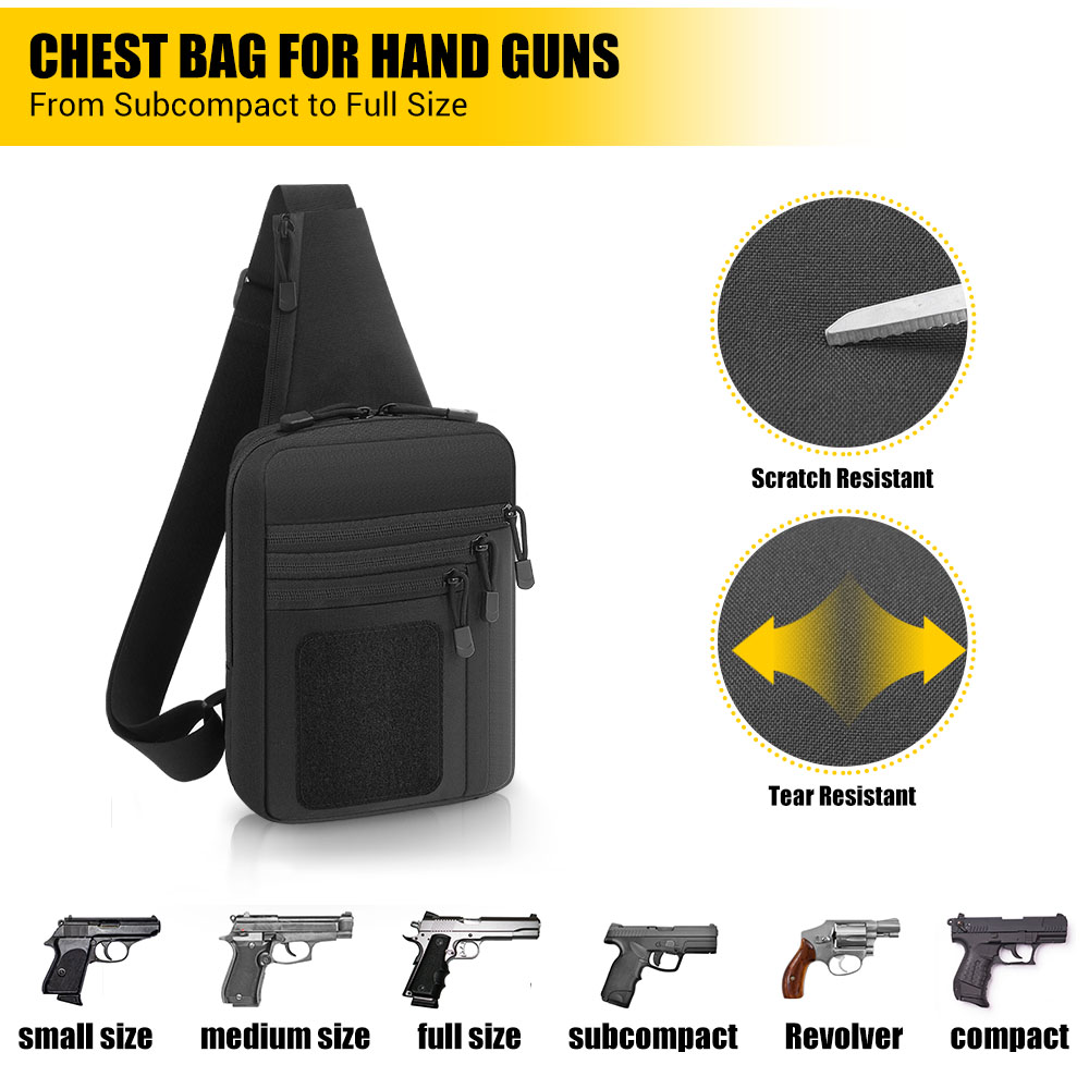 Tactical Pistol Gun Bag Concea - đánh giá và giá Edc Carry Pistols