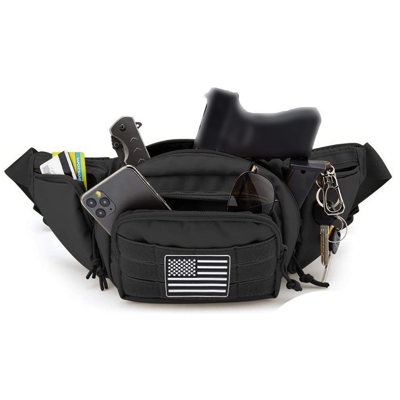 Tactical Fanny Pack Gun Holste - đánh giá và giá Edc Carry Pistols