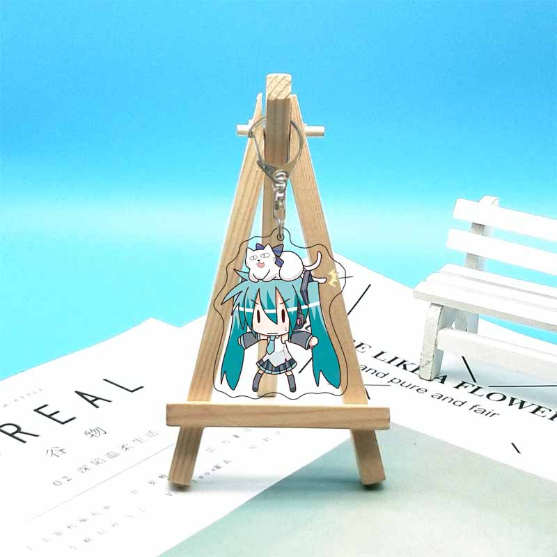 Hatsune Miku Anime Acrylic Cut - đánh giá và giá Carabiner Keychain