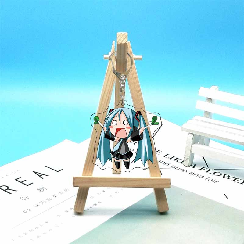 Hatsune Miku Anime Acrylic Cut - đánh giá và giá Carabiner Keychain